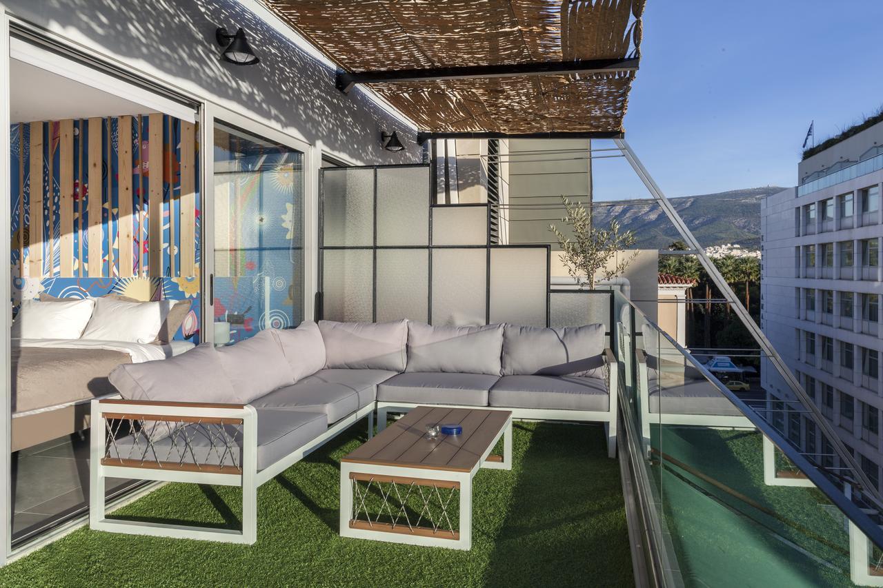 The Athenians Modern Apartments Bagian luar foto