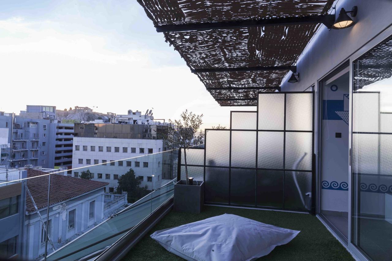 The Athenians Modern Apartments Bagian luar foto